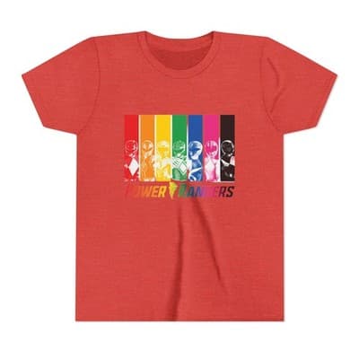 Power Rangers Kids Short Sleeve T-Shirt | Kids Power Rangers T-shirt