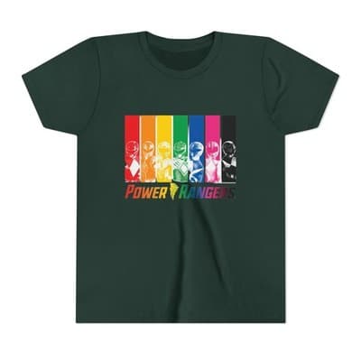 Power Rangers Kids Short Sleeve T-Shirt | Kids Power Rangers T-shirt
