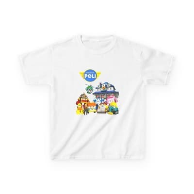 Kids Robocar Poli T-shirt | Back to school t-shirt | Custom gift for kids