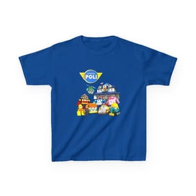 Kids Robocar Poli T-shirt | Back to school t-shirt | Custom gift for kids