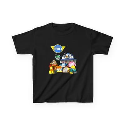 Kids Robocar Poli T-shirt | Back to school t-shirt | Custom gift for kids