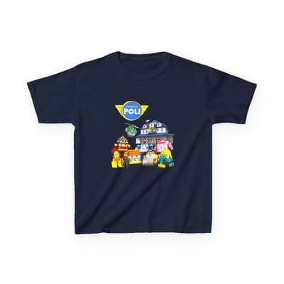 Kids Robocar Poli T-shirt | Back to school t-shirt | Custom gift for kids
