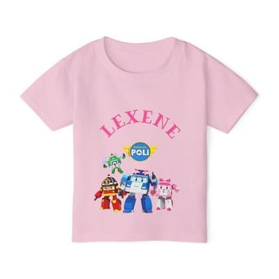 Robocar Poli Short Sleeve T-shirt, Robocar Poli tshirt for Toddlers