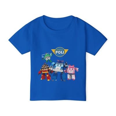 Robocar Poli Short Sleeve T-shirt, Robocar Poli tshirt for Toddlers