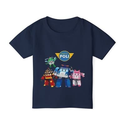 Robocar Poli Short Sleeve T-shirt, Robocar Poli tshirt for Toddlers