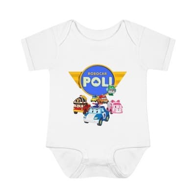 Robocar Poli Infant Bodysuit, Robocar Poli Baby Bodysuit
