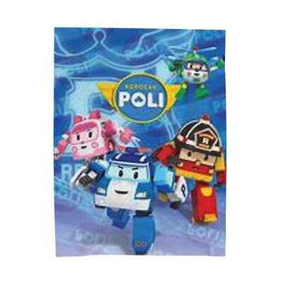 Velveteen Plush Blanket | Robocar Poli Blanket