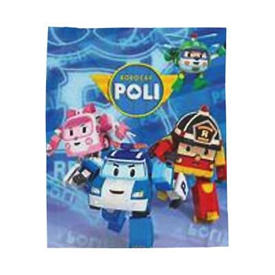 Velveteen Plush Blanket | Robocar Poli Blanket