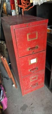 Vintage File Cabinet