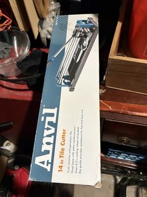 ANVIL 14 inch Ceramic and Porcelain Tile Cutter 1003 131 449 (OB)