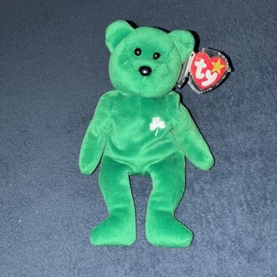 Ty Beanie Baby Erin The Bear 1997 Retired Plush Toy MINT CONDITION
