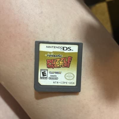 Nintendo DS Neopets Puzzle Adventure Tested & Working Cartridge Only Capcom 2008