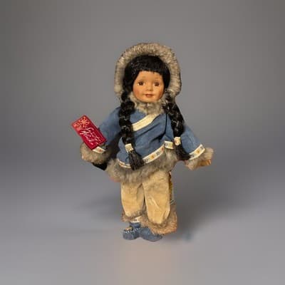 Alaskan Friends Porcelain Doll With Unique Outfit