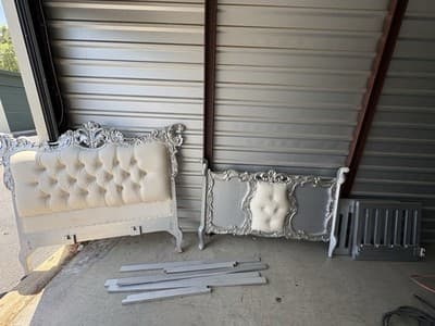rococo bedroom double bed