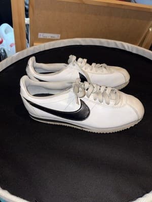 Size 8 - Nike Classic Cortez White Black