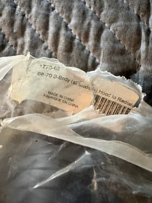 68- 70 B-Body (All Models) Hood Radiators NEW