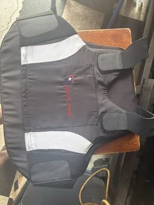 Phoenix Survival Armor Tactical Duty Black Carrier Vest 2015-2015 W/Soft Plates