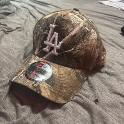 New Era Los Angeles Dodgers Realtree Camo 9Forty A-Frame Snapback Hat Cap