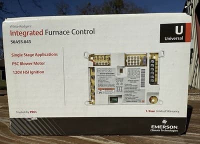 White-Rodgers 50A55-843 Integrated Furnace Control Board / Universal Replacement