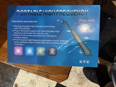 Portable High Frequency Skin Spot Machine with all accessories JHM-08A New