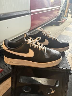 Nike Air Force 1 Men's Size 15 Black And White Worn Few Time