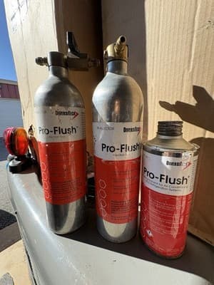 2 DiversiTech Pro-Flush HVAC Flush Injection Tool Only; 2 HVAC Flush Refills New