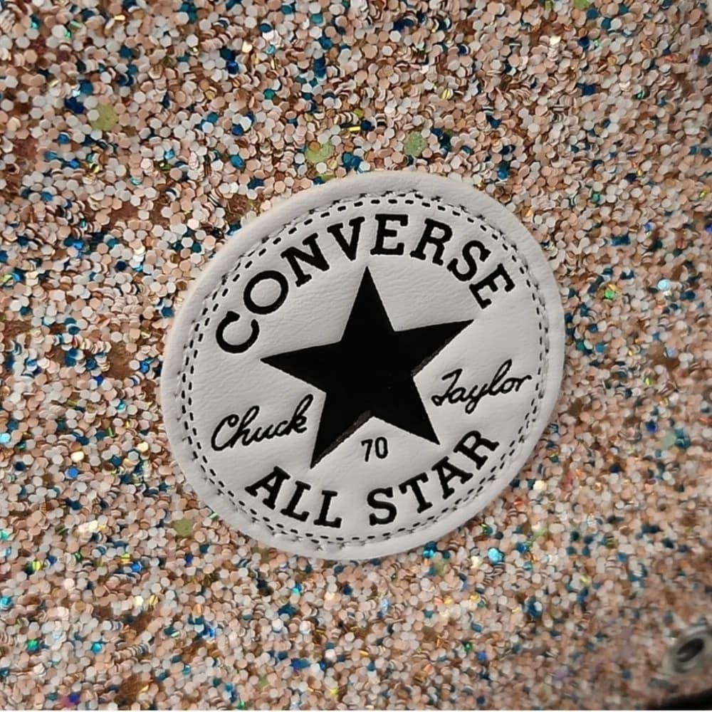 Converse Chuck Taylor All Star JW Anderson Colorblock Glitter Hightop Sneakers