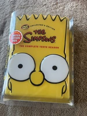 The Simpsons Complete Tenth Season DVD Bart Head Case