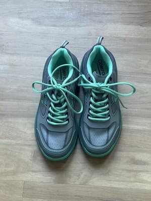 Gravity Defyer GDEFY Shoes Walking Sneakers Plantar Gray Womens Size 8.5