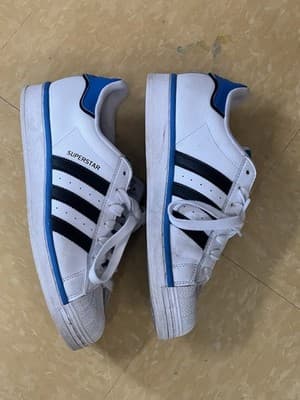 Adidas Men’s Superstar II White/Blue Size 7 “Track Suit Pack”