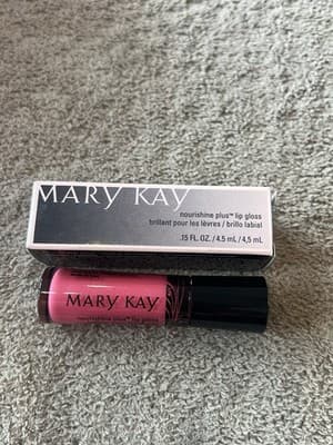 New In Box Mary Kay Nourishine Plus Lip Gloss Shock Tart #047938 Full Size