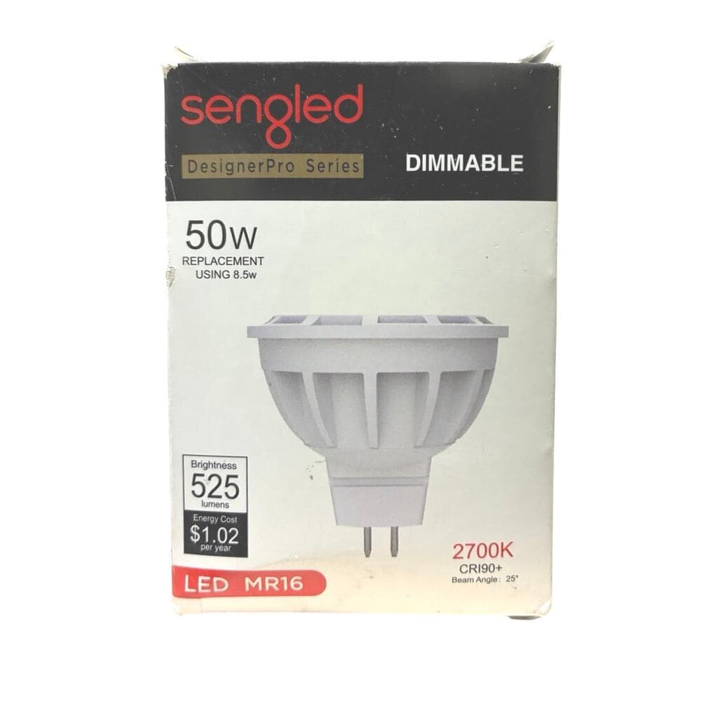 LED MR16 DIMMABLE 2700K - 525 LUMENS DESIGNER PRO SENGLED 8.5w