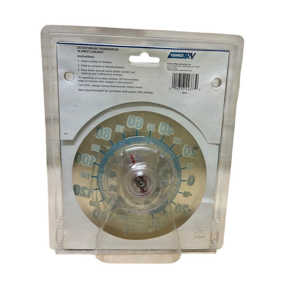 Camco Suction Cup RV Window Thermometer