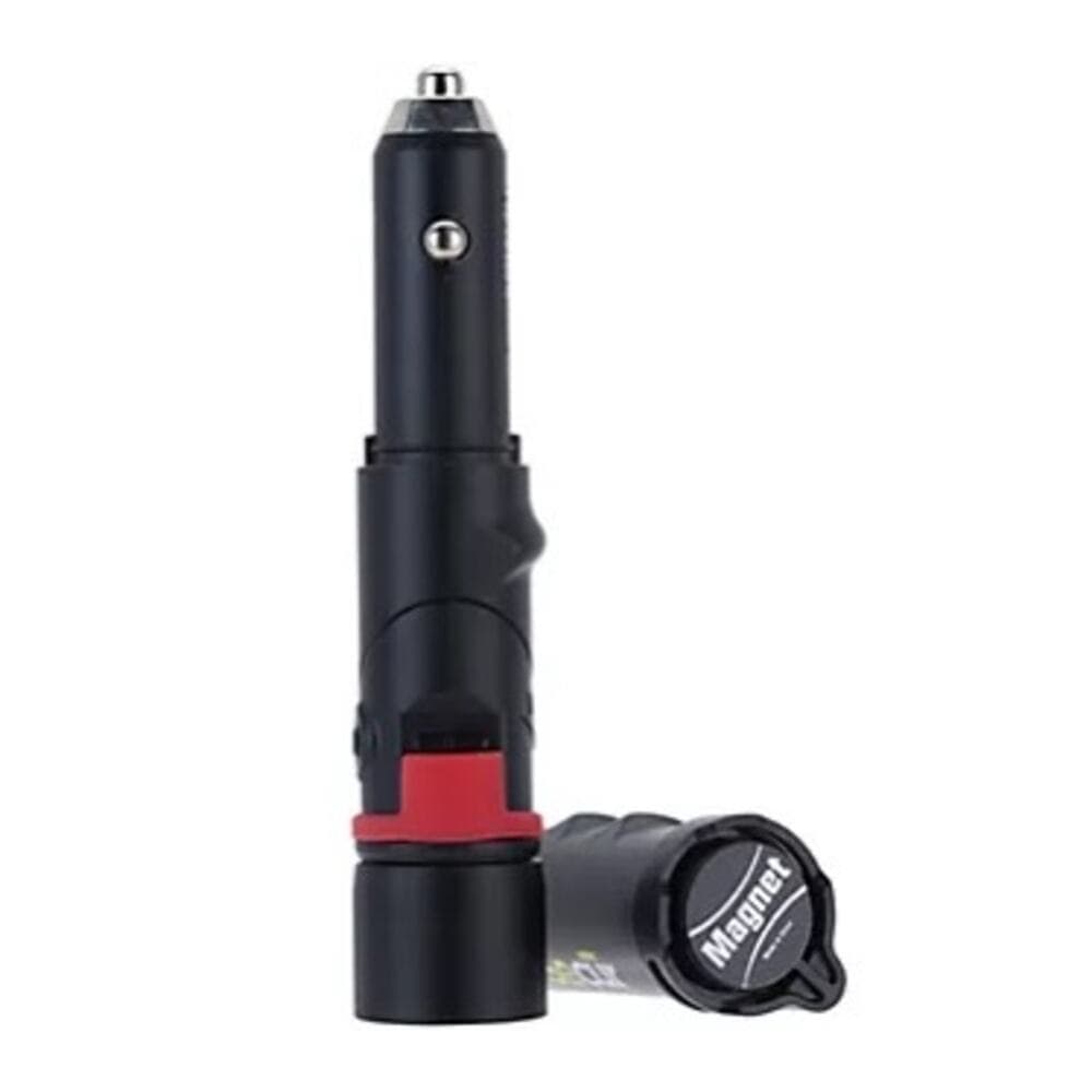 Secur 8-In-1 Car Charger Flashlight SP-4007R Red