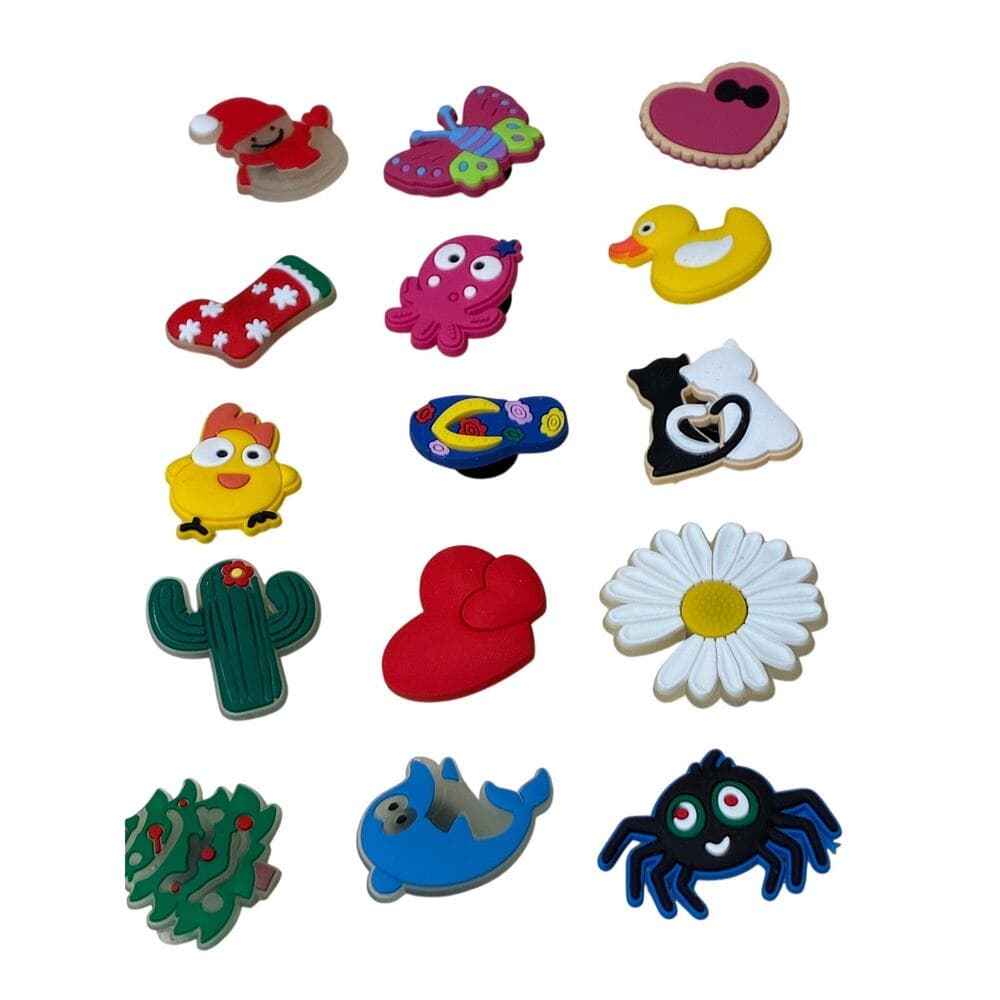 Crocs Shoe Charms Lot of 30 Jibbitz Charms Several Kinds and Variety