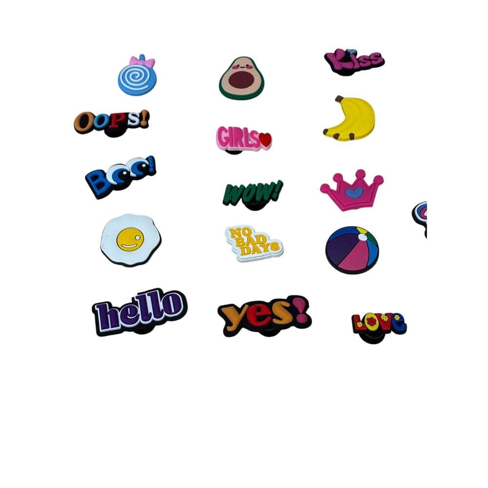 Crocs Shoe Charms Lot of 30 Jibbitz Charms Several Kinds and Variety