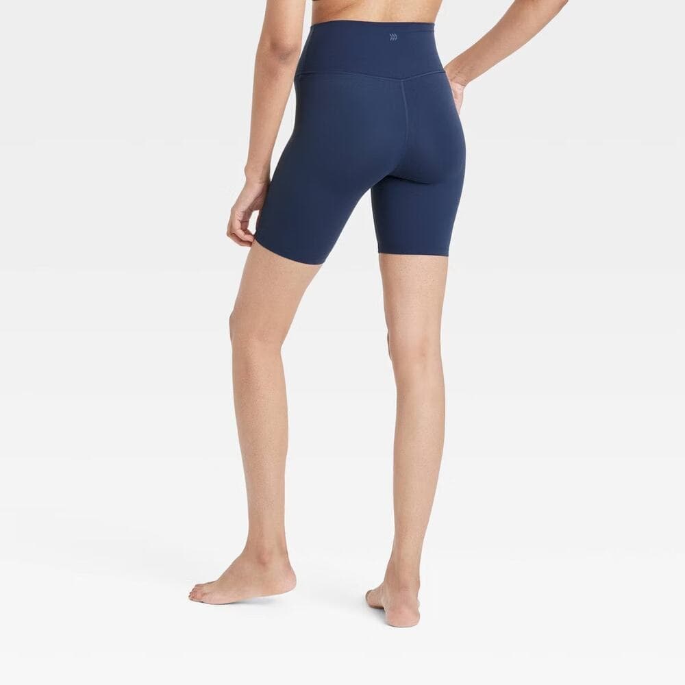 Everyday Soft Ultra High-Rise Bike Shorts 6” Inseam - All In Motion Navy Blue L