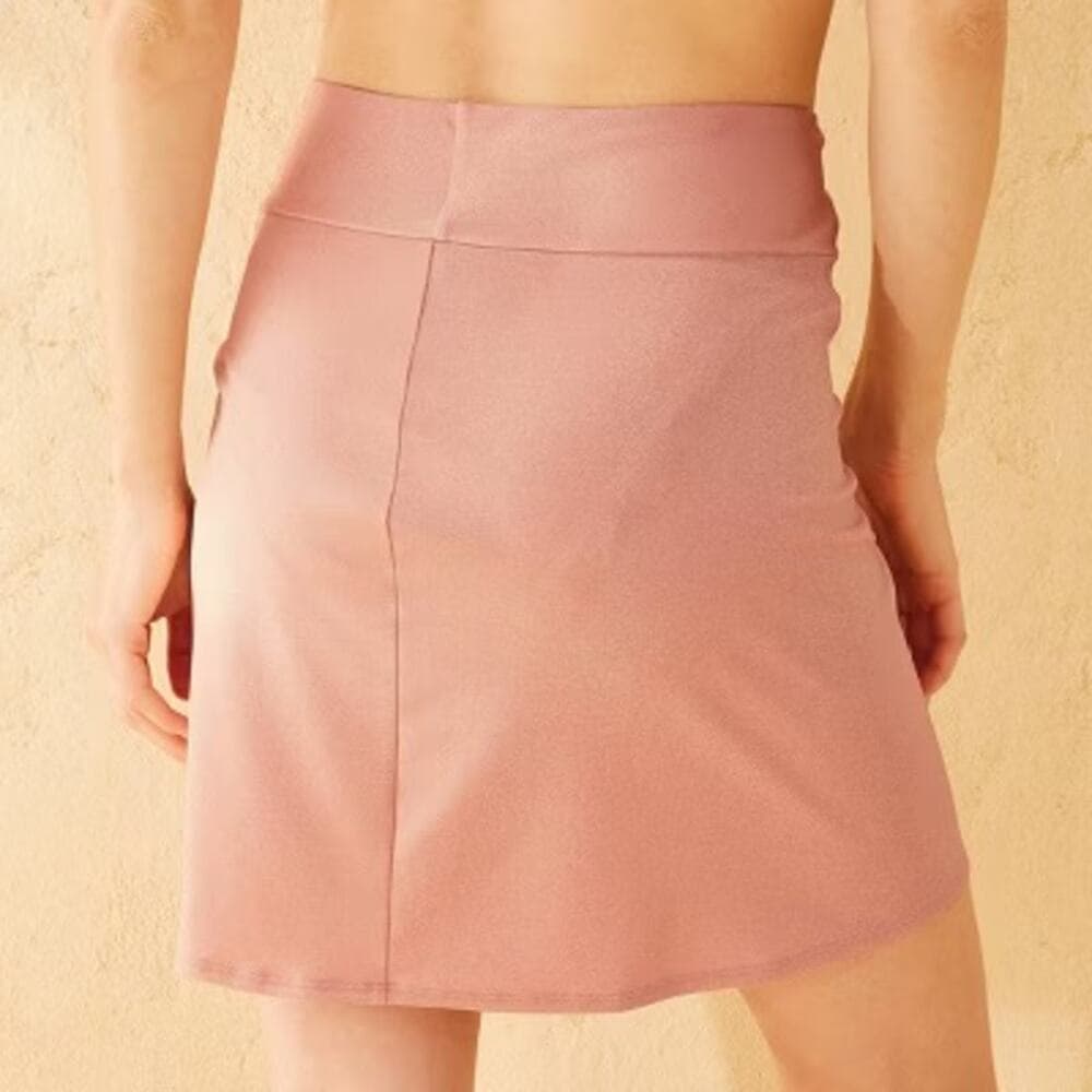 Women's Sparkle Twist Skirt Cover Up - Shade & Shore PinkX Small