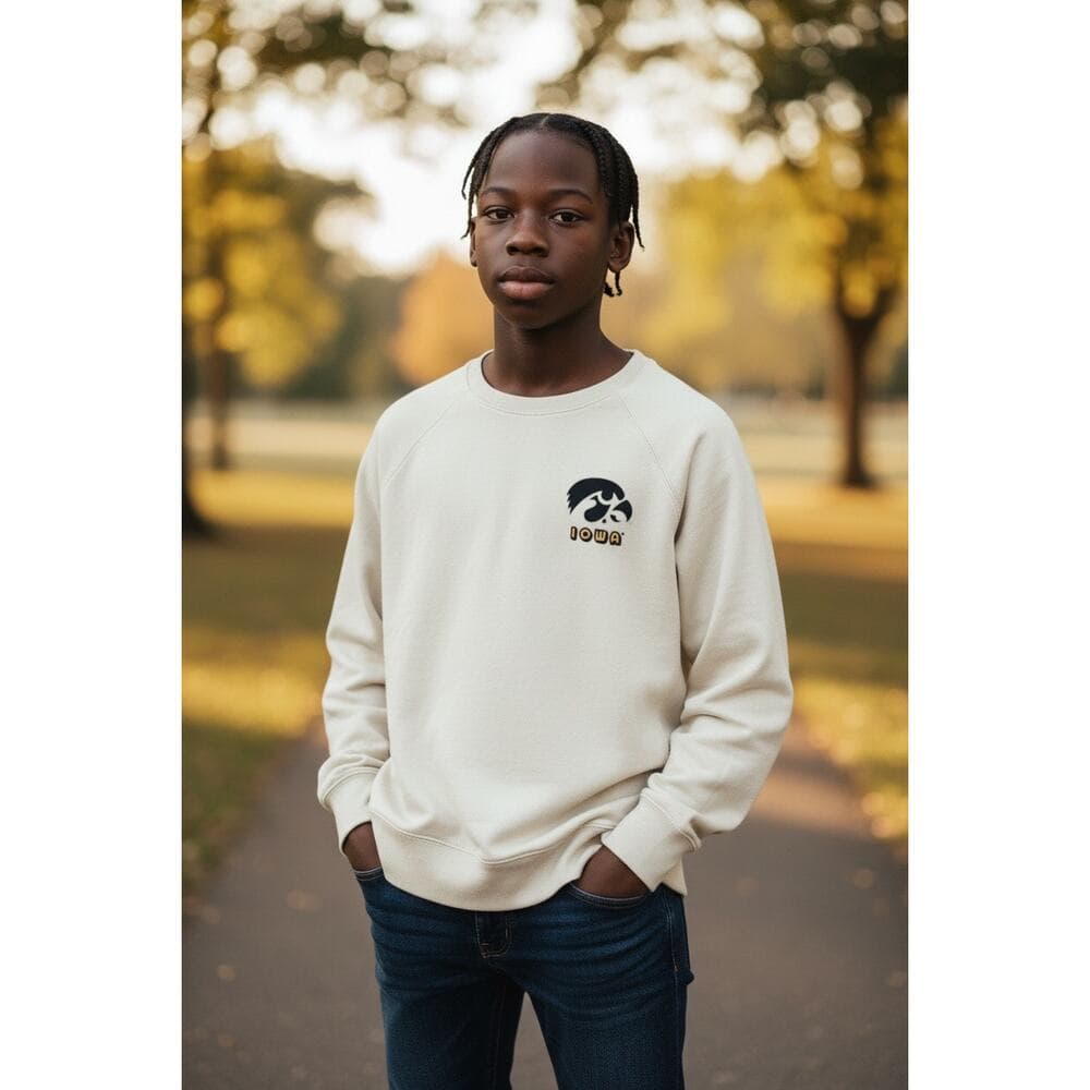 Rivalry Threads 91 Boys Sweatshirt Size L 12/14 Color Cream