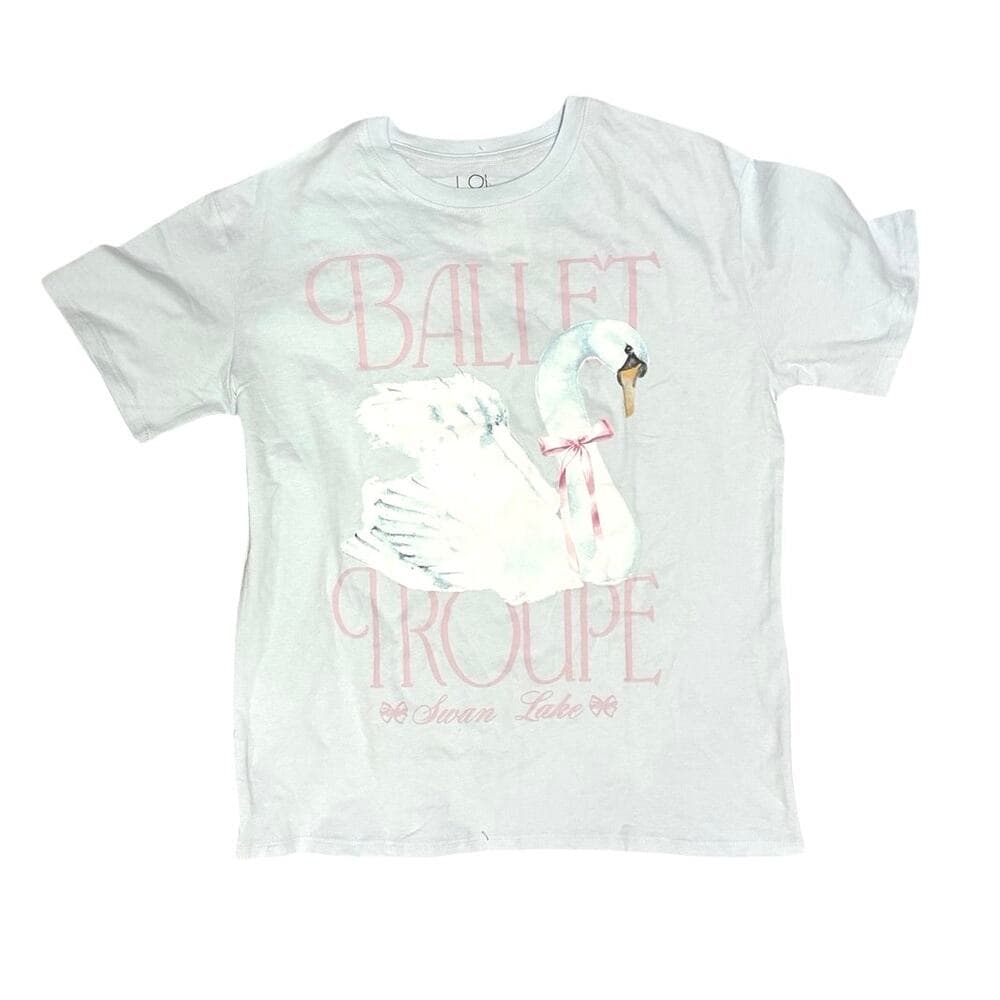 Lol Vintage Ballet Troupe Women’s T-shirt Size XL Light Blue