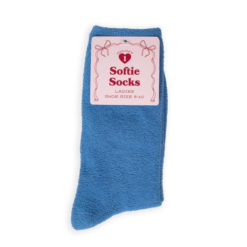 Ladies Softie Socks Blue - Bullseye's Playground™