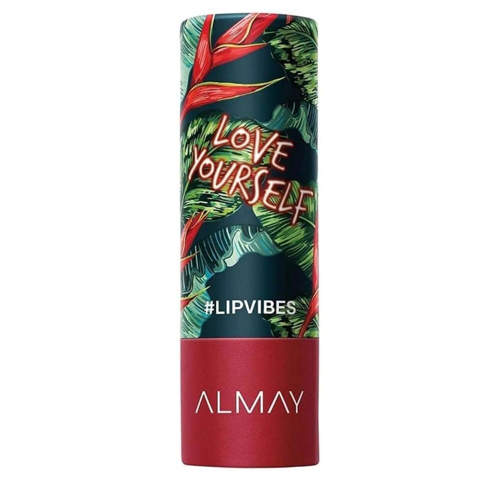 Almay Lip Vibes Lipstick with Vitamin E Oil & Shea Butter Love Yourself, 0.14 Oz