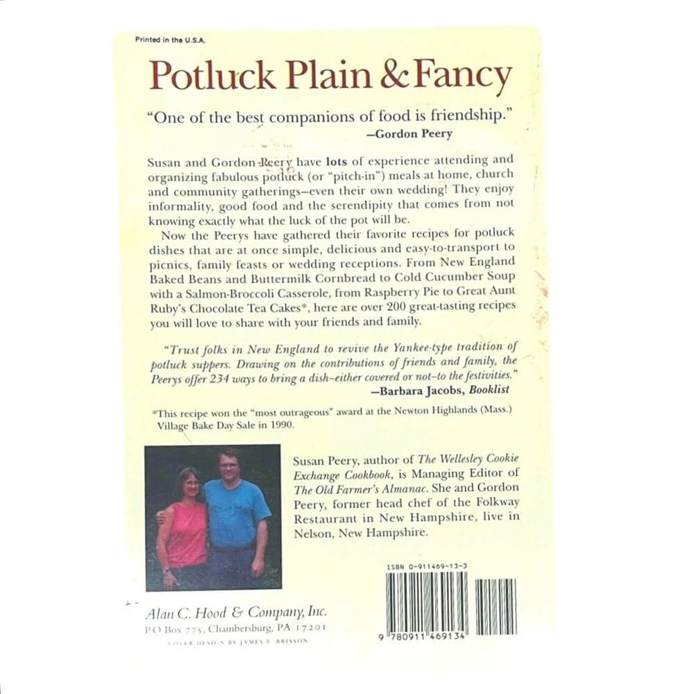Potluck Plain & Fancy: Our Favorite Recipes from book