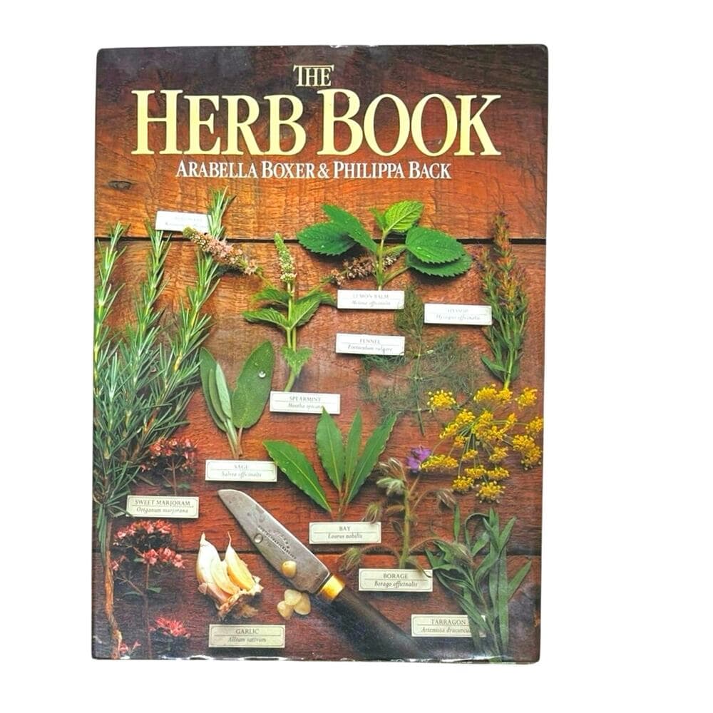 The Herb Book Arabella Boxer & Philippe Back HardCover Bok