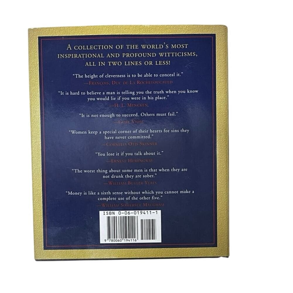 The Most Brilliant Thoughts Of All Time Hardcover Book