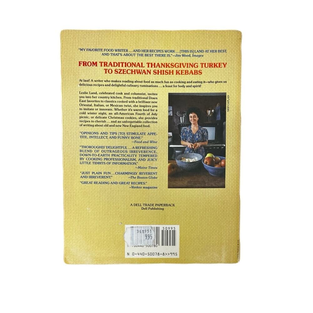 New England Epicure Leslie Land Paper Book