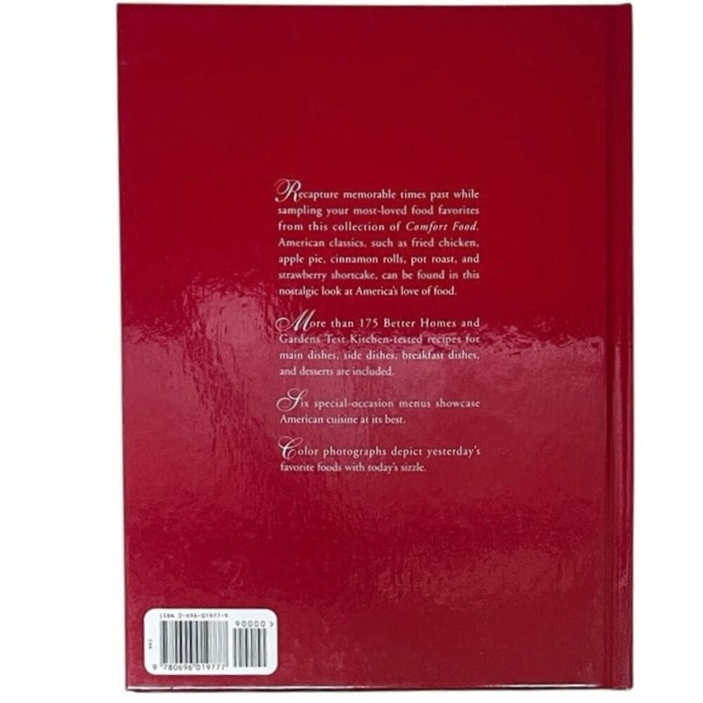 Better Homes and Gardens Comfort Foods Hardcover Book