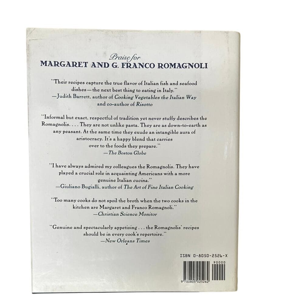 The Romagnolis' Italian Fish Cookbook: A Large Embrace and a Light Touch