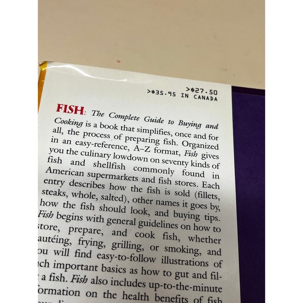 Fish: The Complete Guide to Buying and Cooking Hardcover Book
