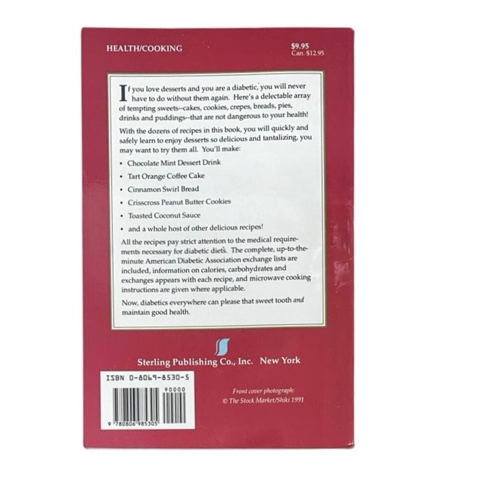 Diabetic Sweet Tooth Cookbook Mary Jane Finsand